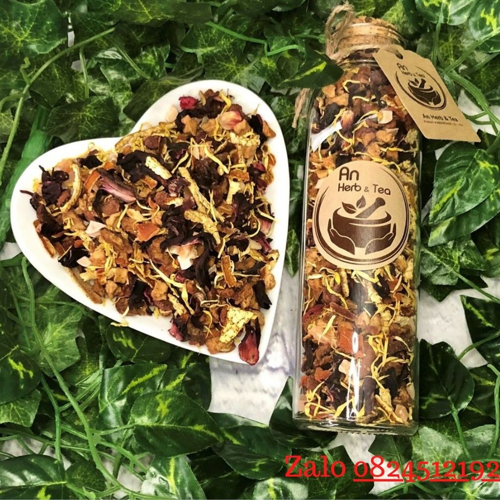 TRÀ TRÁI CÂY AN TRÀ VỊ LỰU VÀ CAM ĐỎ 120G - CHILLY TEA